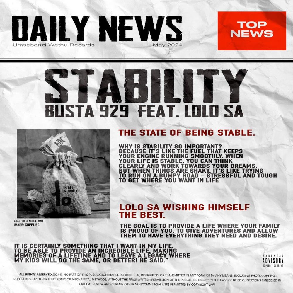 Busta 929 - Stability (feat. Lolo SA)